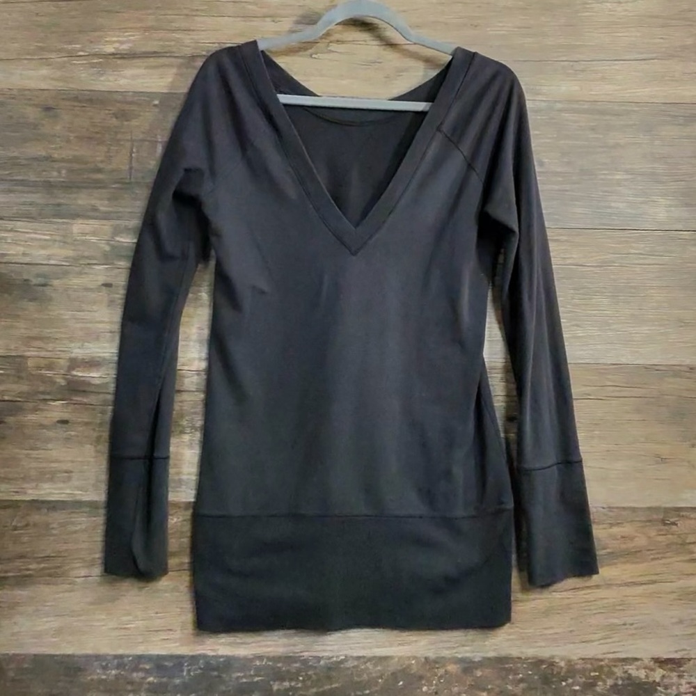 Reebok Black V-Neck Blouse